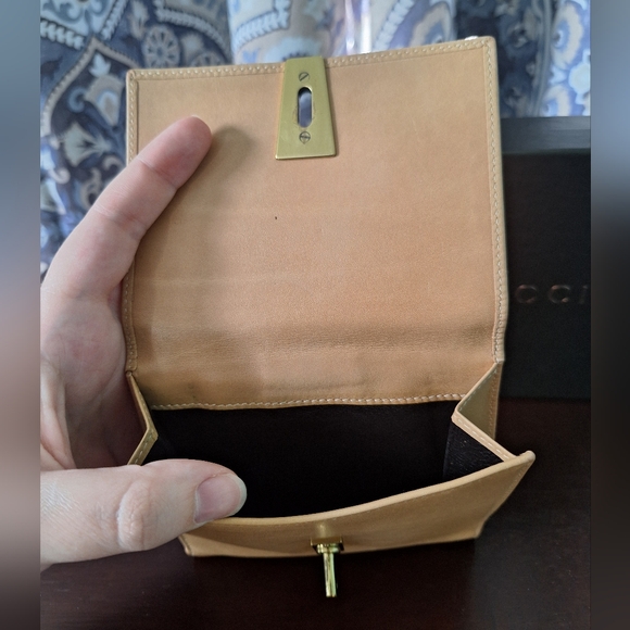 Rare Gucci Suede and Leather Tote and Wallet Set - Picture 13 of 17